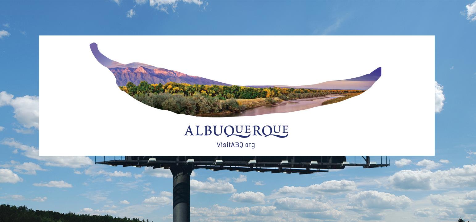 Chile billboard from Albuquerque brand refresh 