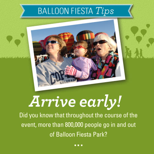 Tips for the Albuquerque International Balloon Fiesta Tips for the Albuquerque International Balloon Fiesta