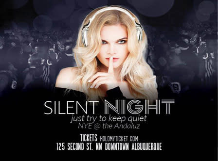 Silent Night New Year's Eve Party at Hotel Andaluz in Albuquerque Silent Night New Year's Eve Party at Hotel Andaluz in Albuquerque