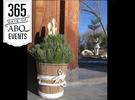 Kadomatsu in the Japanese Garden - VisitAlbuquerque.org