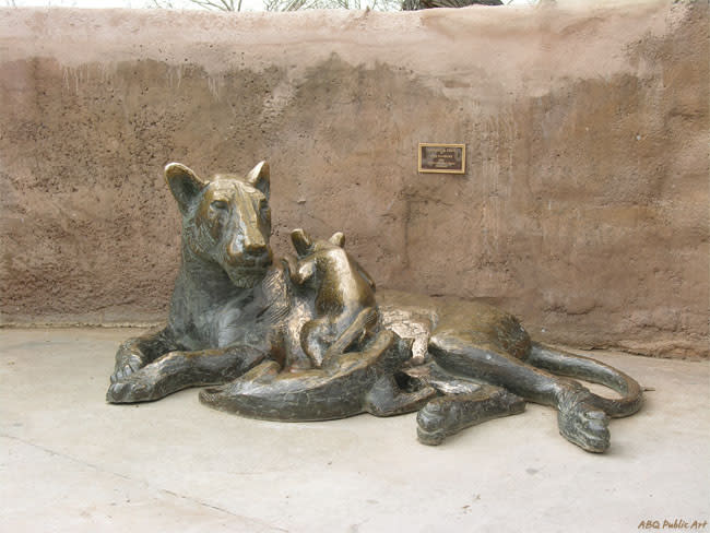 Bronze Lion - City of Albuquerque Public Art