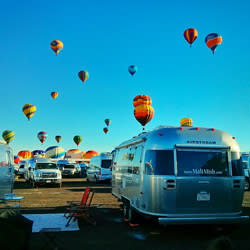 Mali-Mish AirStream at Balloon Fiesta 2013