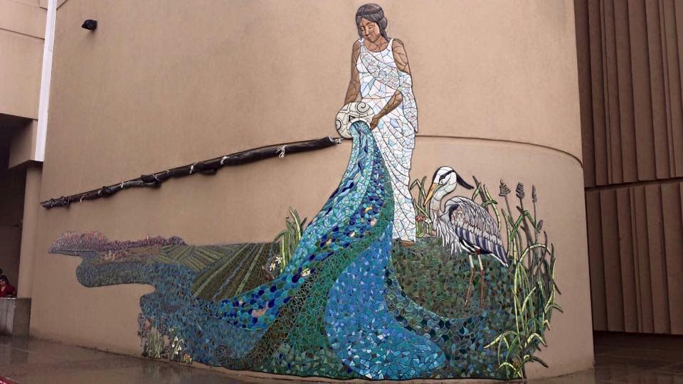 Mayor's Art Institute mural project at the Albuquerque Convention Center