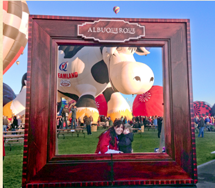 Take your photo inside the giant Albuquerque frame at Balloon Fiesta! Take your photo inside the giant Albuquerque frame at Balloon Fiesta!