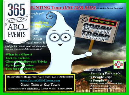 The Spook Troop-Junior Ghost Hunting Tour of Old Town - VisitAlbuquerque.org