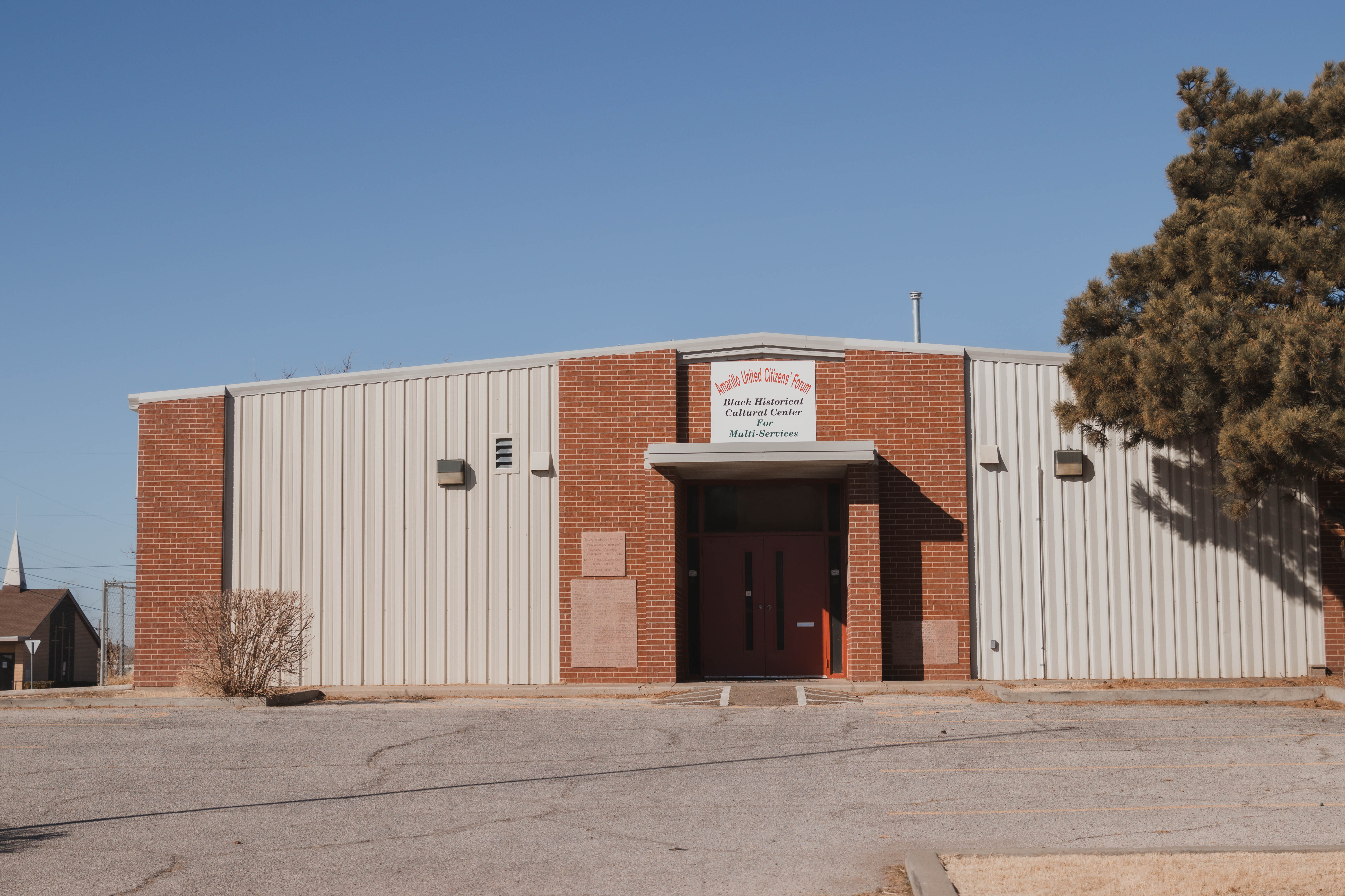 Exterior shot of the black historical cultural center