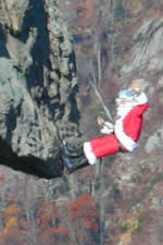 Santa Repelling at Chimney Rock