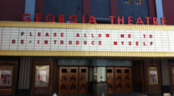 Georgia Theatre marquee