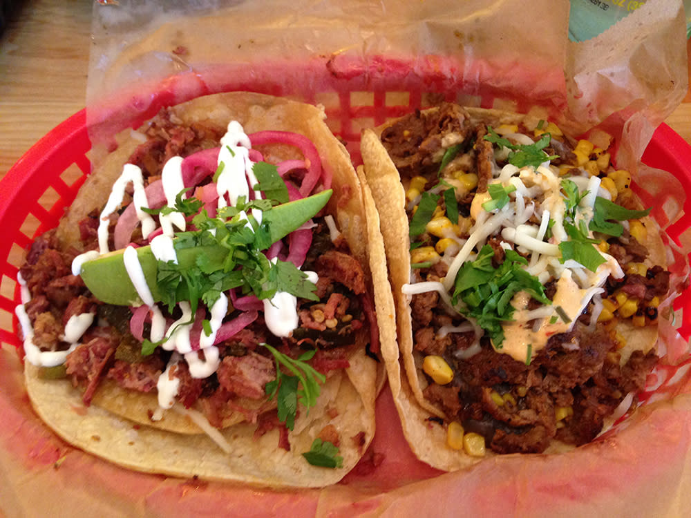 The delicious Torchy's Tacos. Photo Credit Kristen Baughman. 