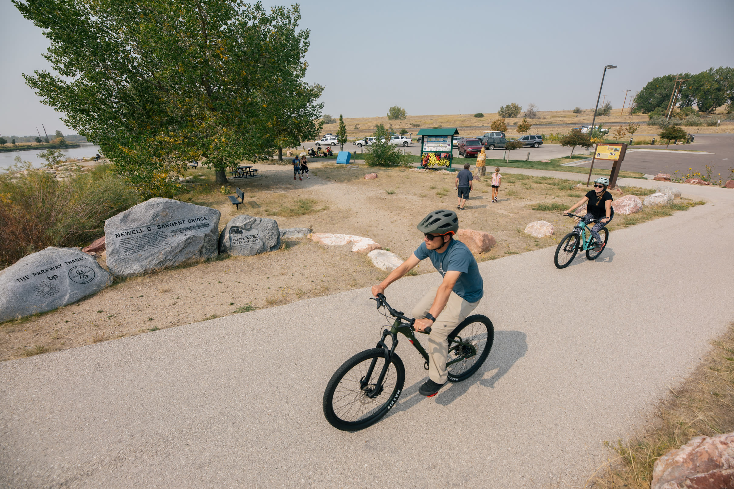 Biking the Platte River Trails System