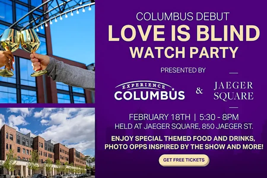 Love is Blind Watch Party event at Jaeger Square.