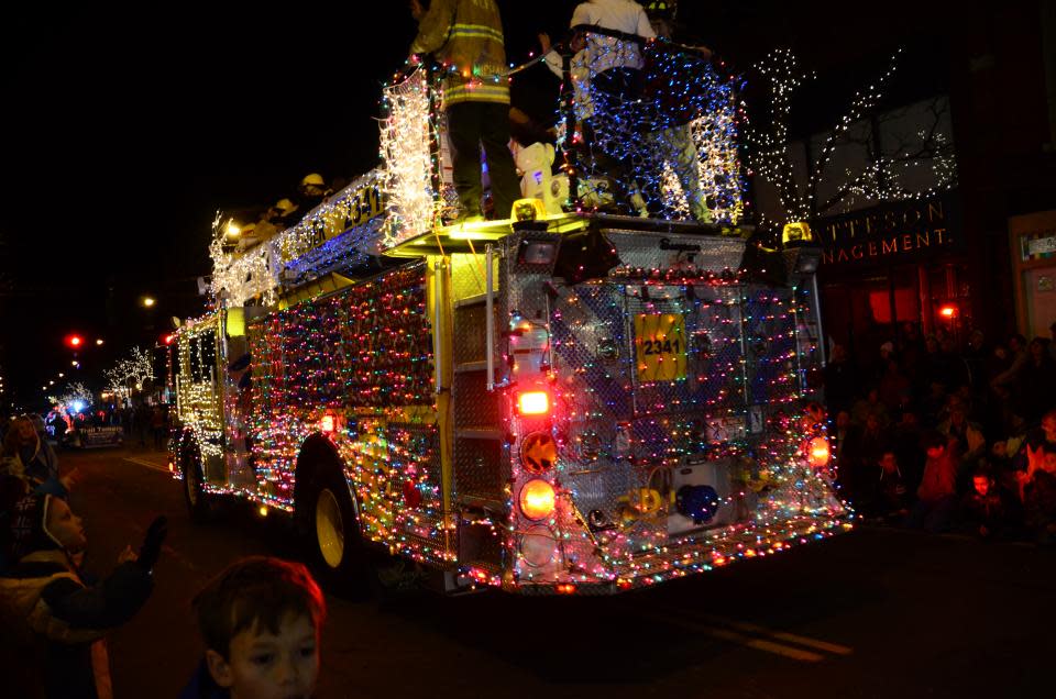 Corning's Gaffer District Parade of Lights