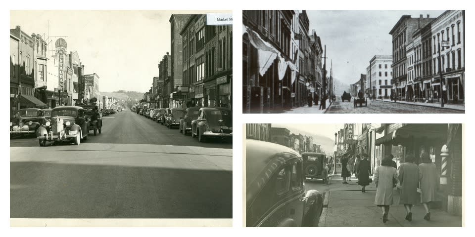 Historical photos of Market Street