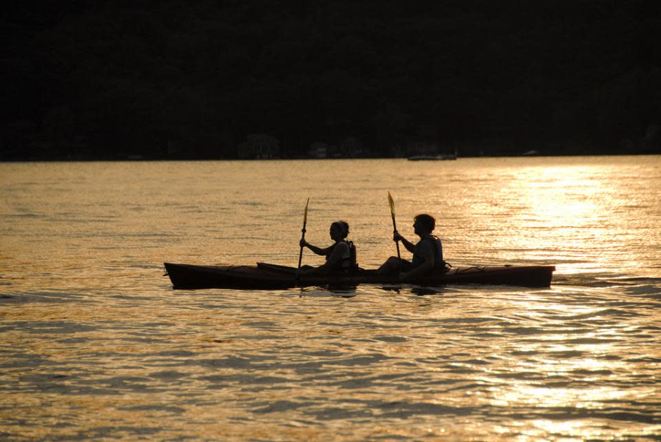 Kayak on Keuka Lake photo courtesy of Faith Antion