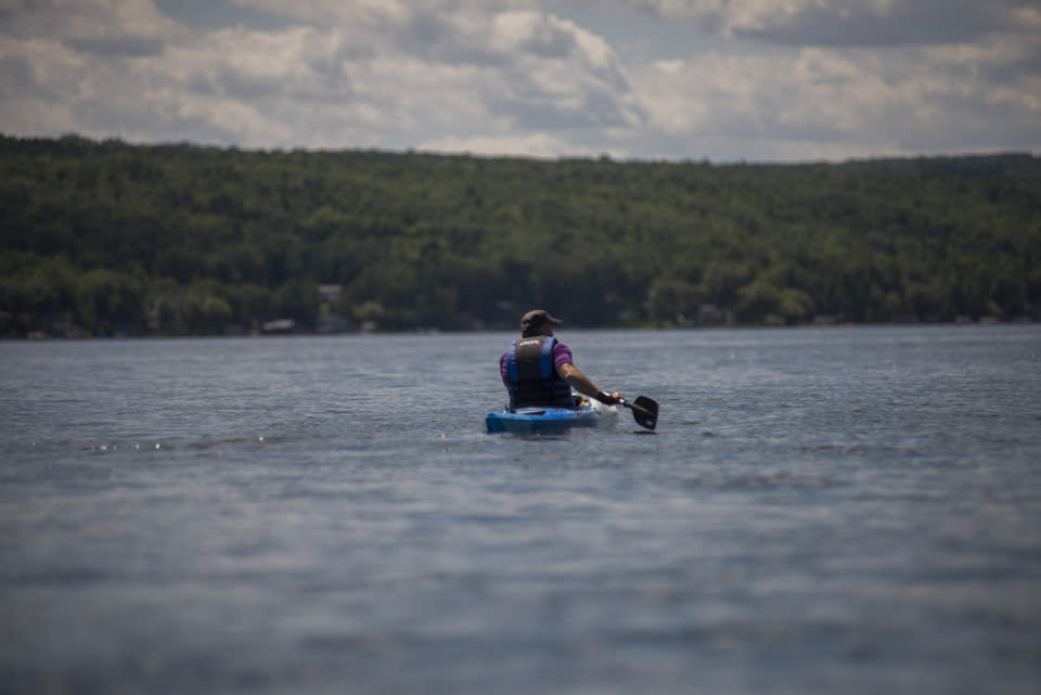 Kayaking Keuka Lake courtesy of Stu Gallagher