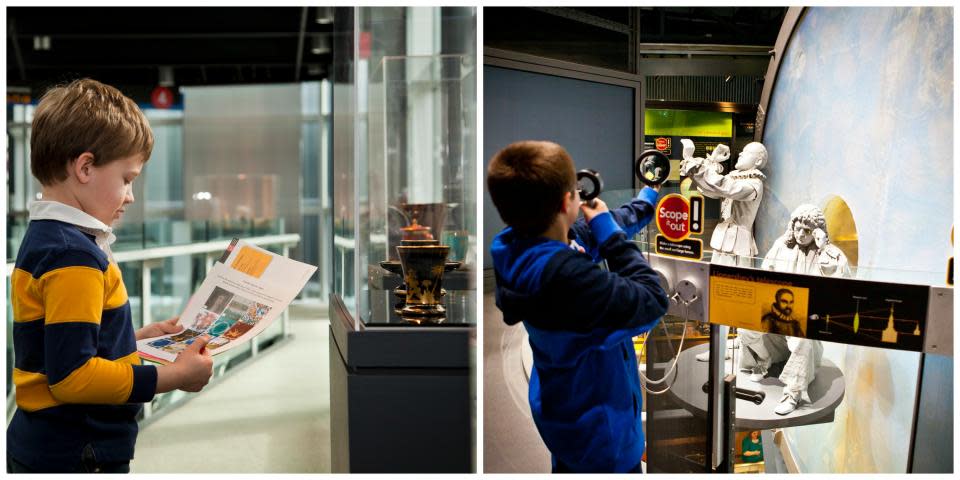 Kids at the Corning Museum of Glass courtesy of the Corning Museum of Glass