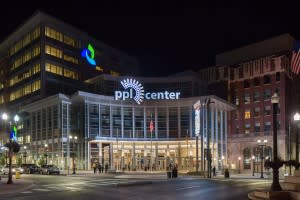 PPL Center adjacent to Renaissance Hotel in Allentown