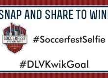 Look for the SoccerFest Selfie Signs