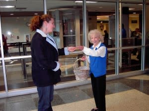 Cookies welcome travelers to Fort Wayne International Airport