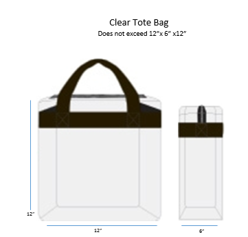 clear tote