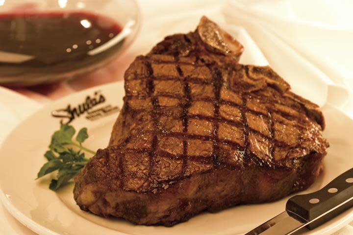 Steak dish from Shula's Steakhouse in Houston