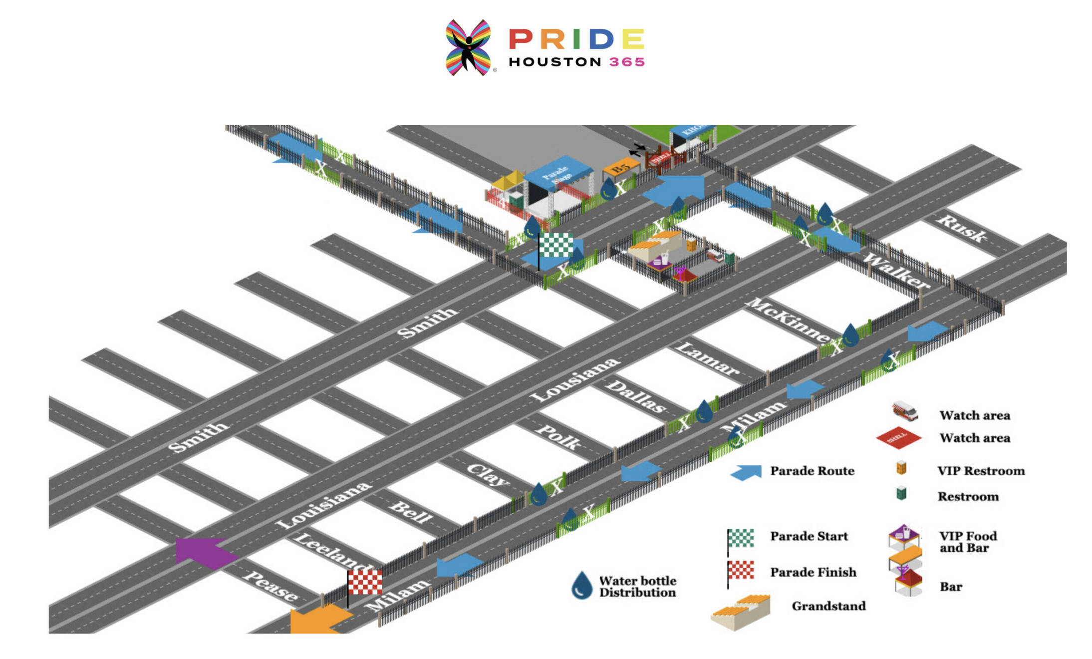 Pride Parade Map