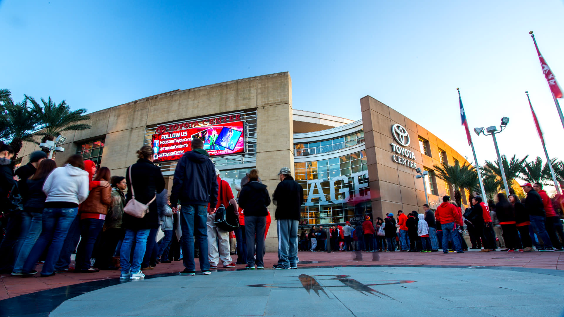 Toyota Center Entrance from Street