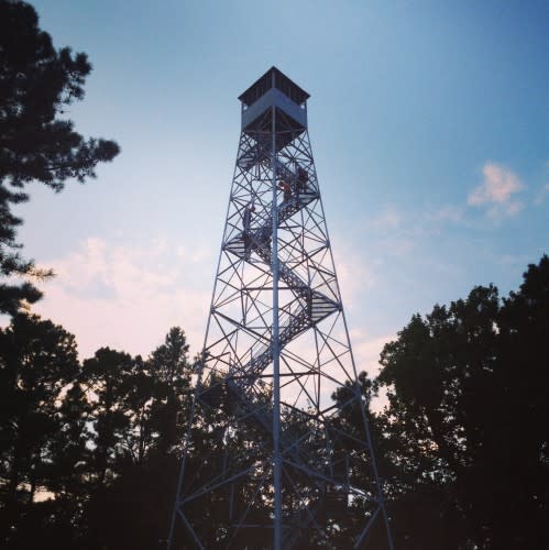 Hickory Ridge Fire Tower in the Hoosier National Forest