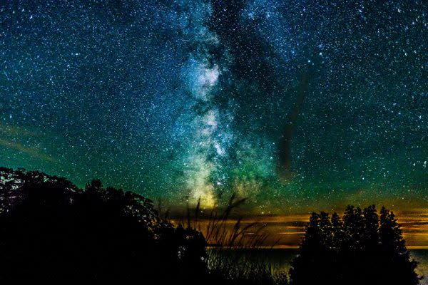 Stargazing at Kemil Beach, Indiana Dunes National Park