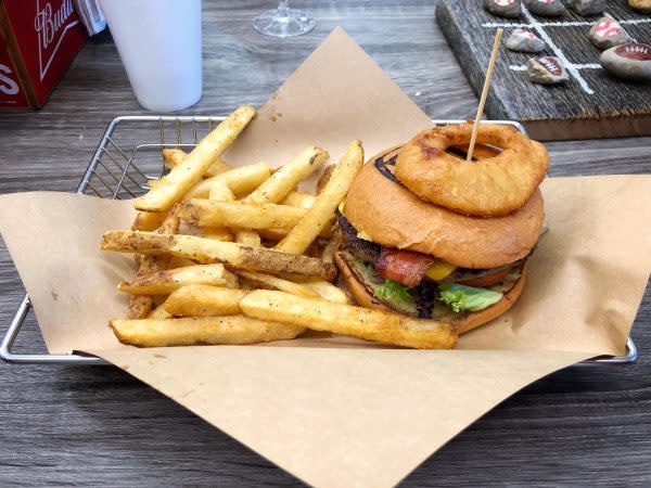 Brew Burger at Brew in Jasper is the Best Burger in Indiana