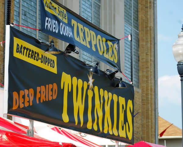 Deep fried Twinkies sign