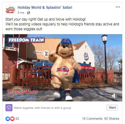 Holiday World and Splashin Safari, Virtual Vacations