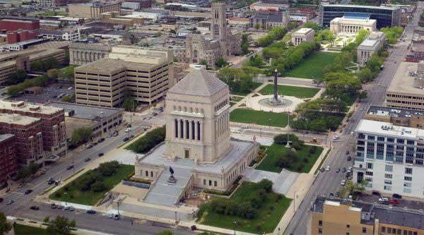 Indiana World War Memorial Plaza, Pet-Friendly Attractions in Indiana