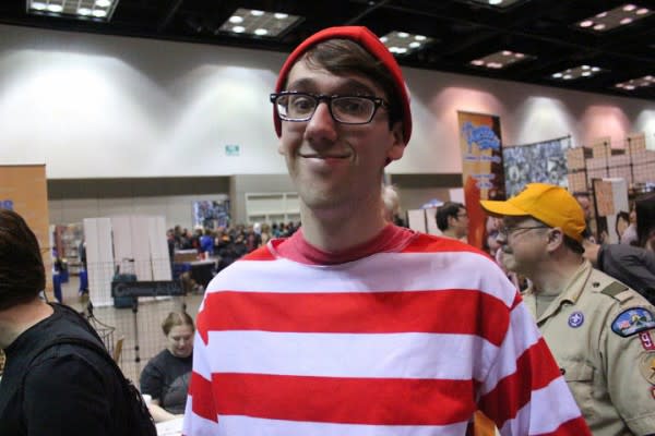 Waldo cosplayer at Indianapolis Comic Con