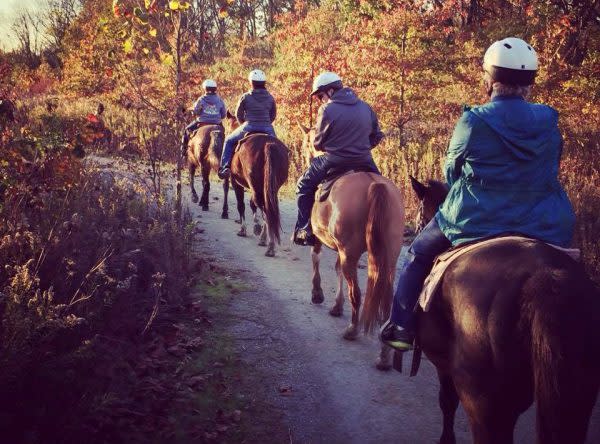 K-Trails Equestrian Adventures, Fall in Hamilton County