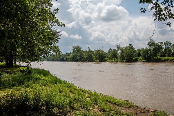 Wabash River in Attica, Indiana