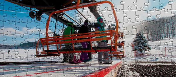 Perfect North Slopes, Winter Indiana Jigsaw Puzzles