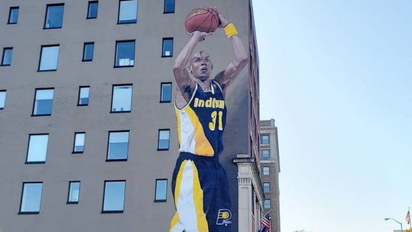 Reggie Miller Mural, Virtual Tournament Backgrounds