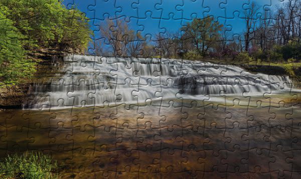 Thistlethwaite Falls, Indiana Jigsaw Puzzles