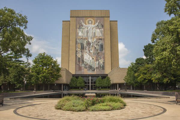 Notre Dame Touchdown Jesus South Bend, Public Art in Indiana