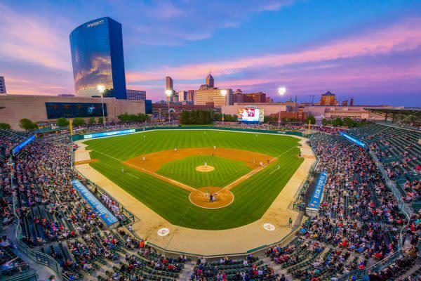 Victory Field, Gameday at Lucas Oil Stadium