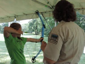 Archery events occur at Ouabache State Park.