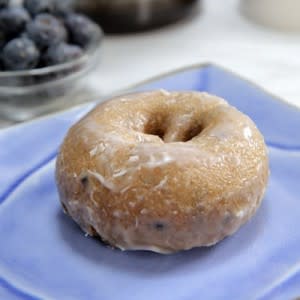 The Donut Bank's blueberry cake donut