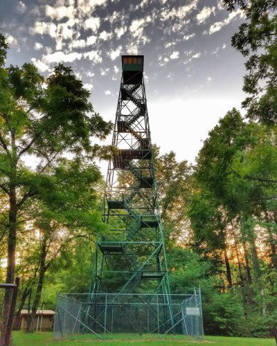 Mason Ridge Fire Tower, Morgan Monroe State Forest, Indiana Fire Towers