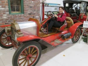 Visitors can sit in 1914 Ford at Kokomo Automotive Museum.
