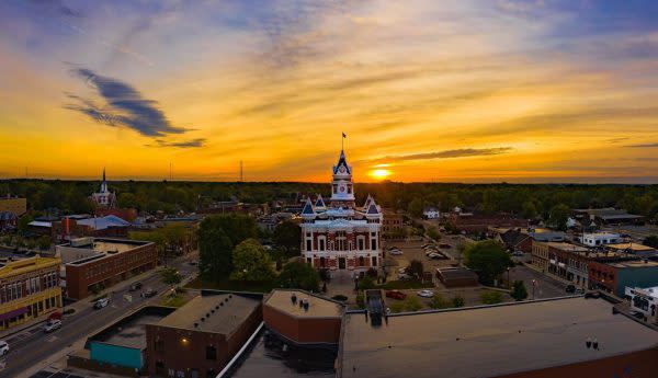 Franklin, Main Street, Downtown Franklin, Best of Indiana