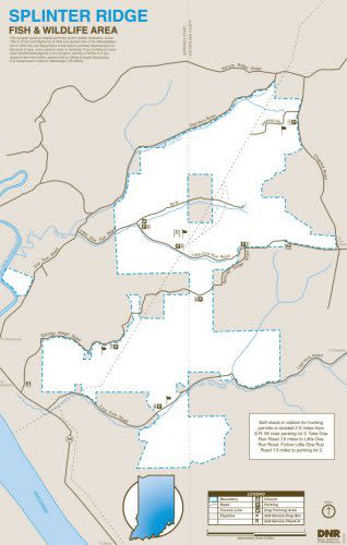 Splinter Ridge Fish & Wildlife Area Map