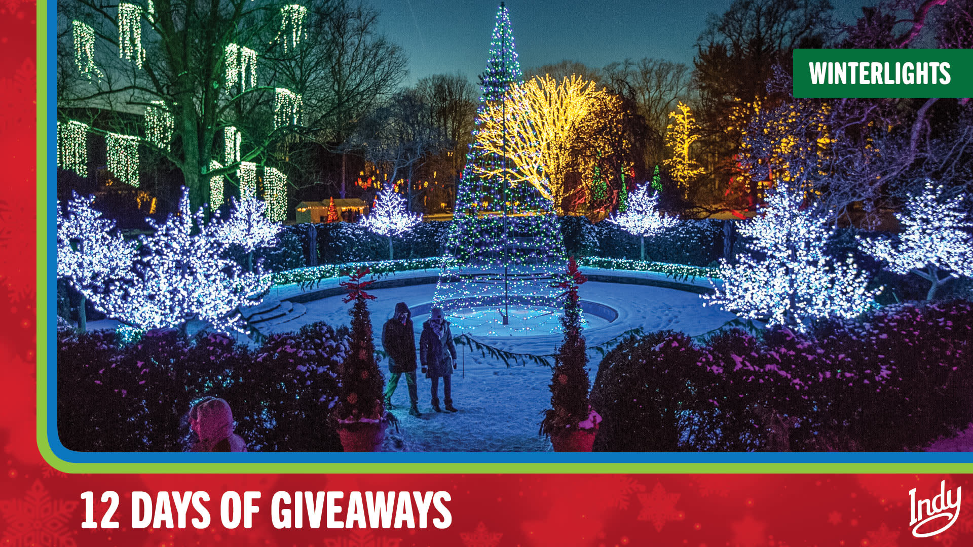 Newfields Winterlights 2023 - 12 days of giveaways