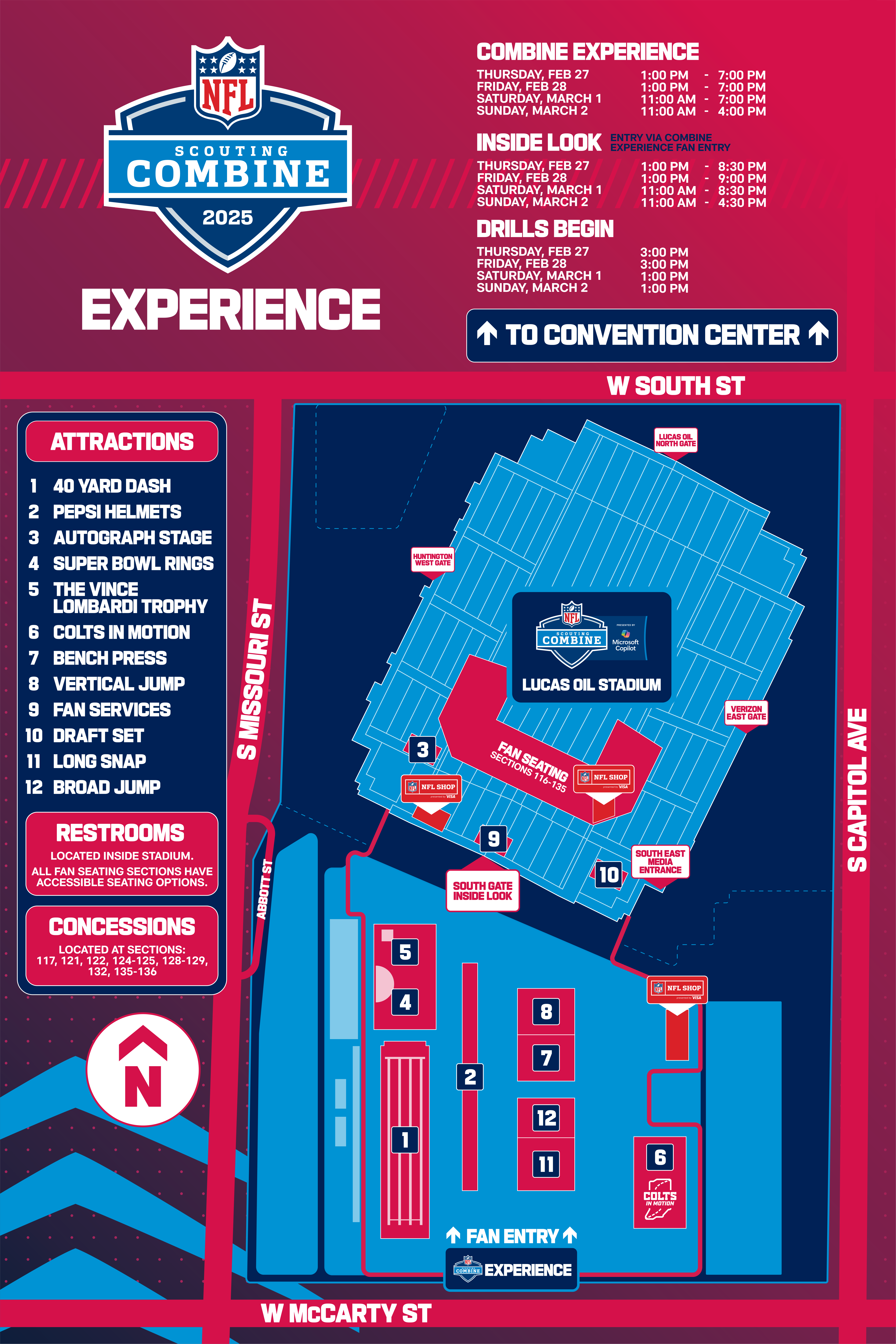 2025 Combine Fan Map
