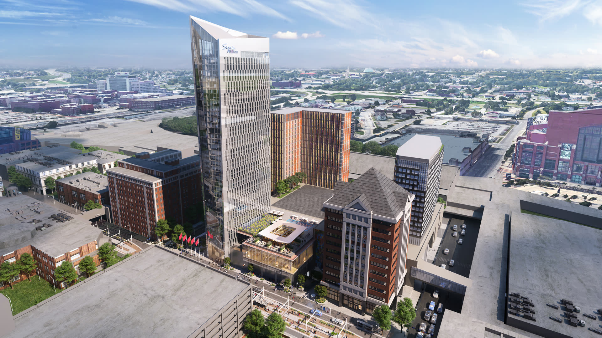 The Signia Hilton Hotel and Indiana Convention Center expansion are slated to open in 2025